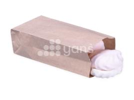 Пакет крафт, с прямым дном, 80*50*170 мм