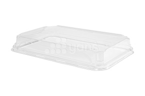 Крышка ПЭТ к контейнеру Pratico, 221*138*24мм 